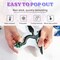 LET'S RESIN Gemstone Dragon Resin Mold, Crystal Winged Dragon Epoxy Resin Molds Silicone, 3D Flying Dragon Toy Silicone Molds for Epoxy Resin, Home Decor, Gifts